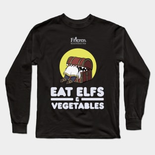 FRIEREN: BEYOND JOURNEY¨S END: EAT ELFS & VEGETABLES Long Sleeve T-Shirt